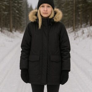 Roots Tundra Parka Down-Filled Winter Coat | Size L